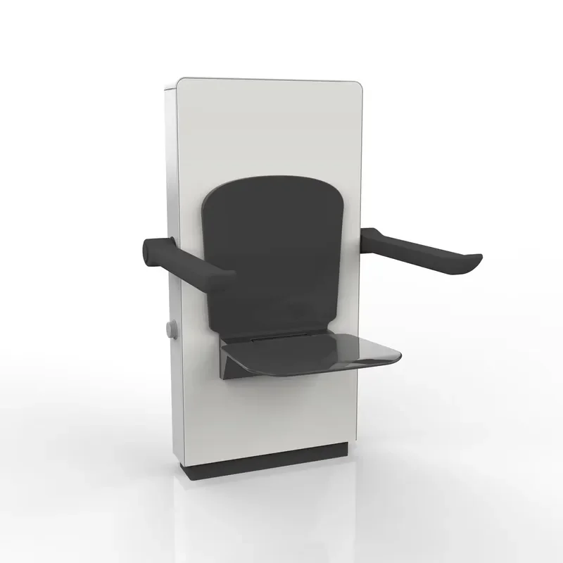 Wall Mounted Folding Shower Seat Non Slip Safety Chair for Elderly Disabled Modern Bathroom Bench Foldable Support Stool