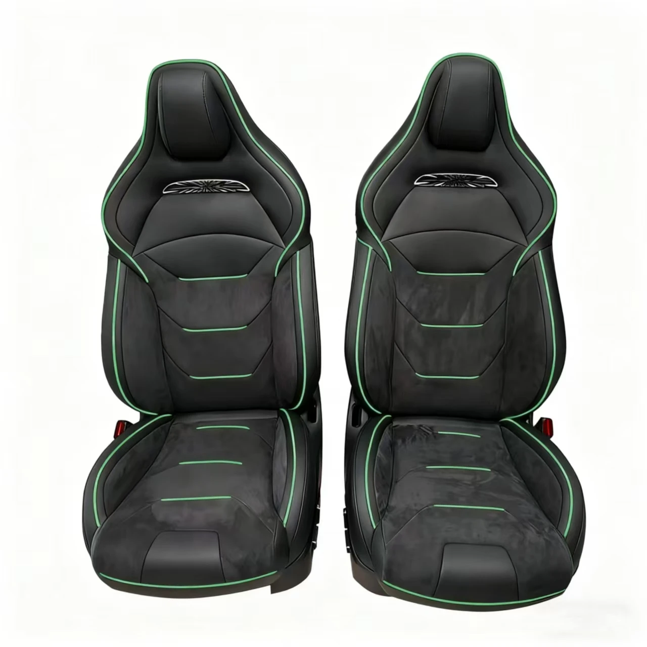 ZEKU Sports-Style Leather Front AC All-Season Car Seat Covers