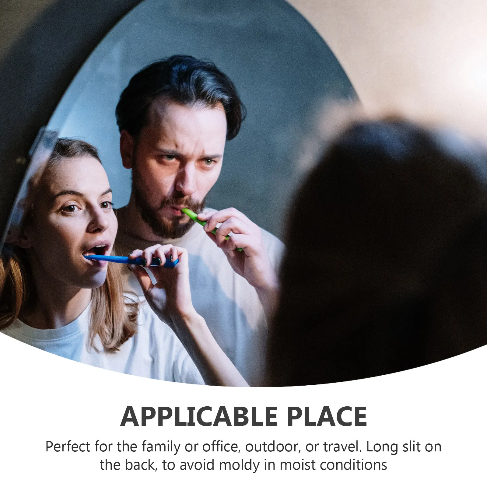 

30 шт. пластиковых защитных чехлов для зубных щеток для путешествий, дома, кемпинга, влагостойкие, гибкие, мягкие, безопасные для всей семьи и детей