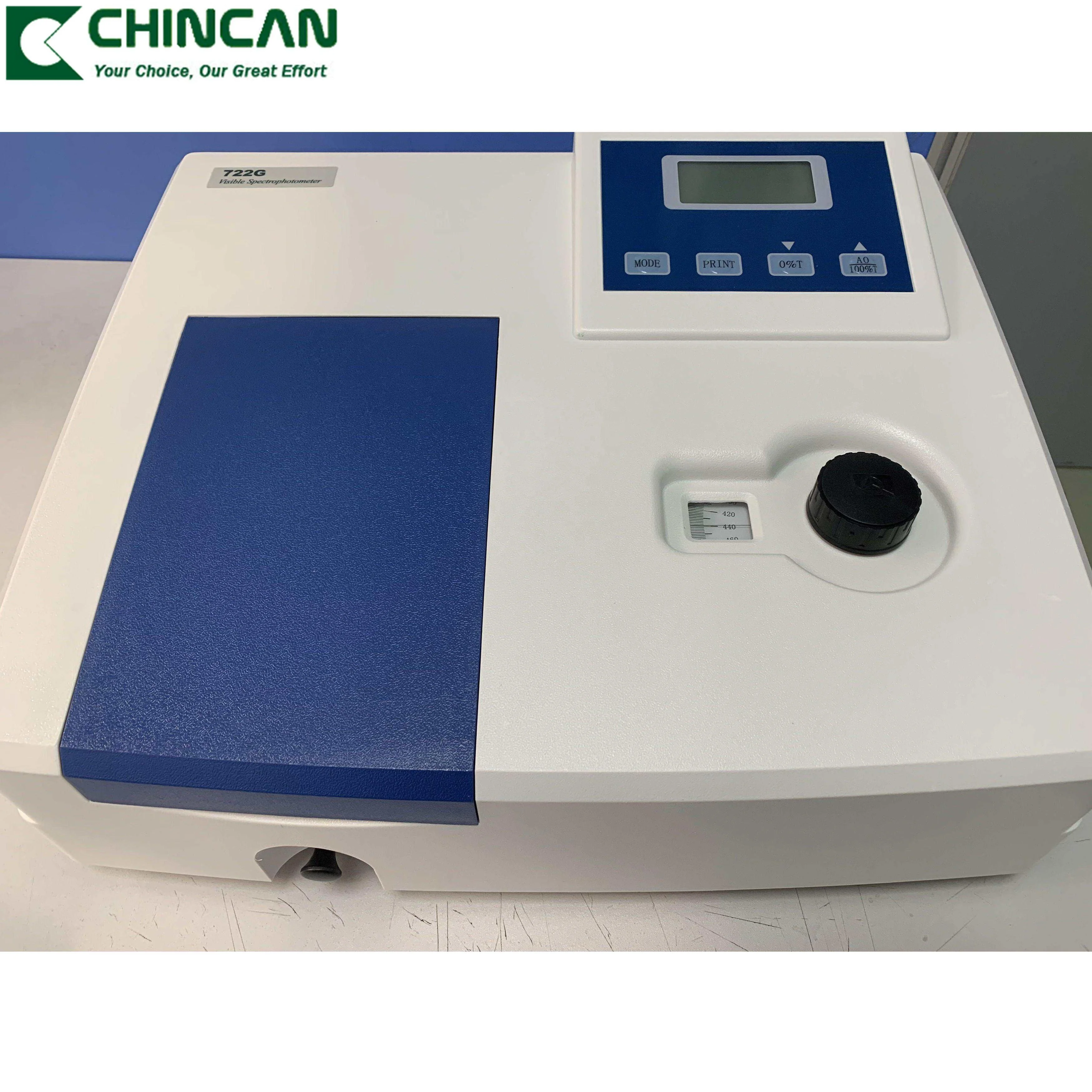 CHINCAN 721G Series Good Price  Portable High Precision Visible Spectrometer  UV VIS Spectrophotometer