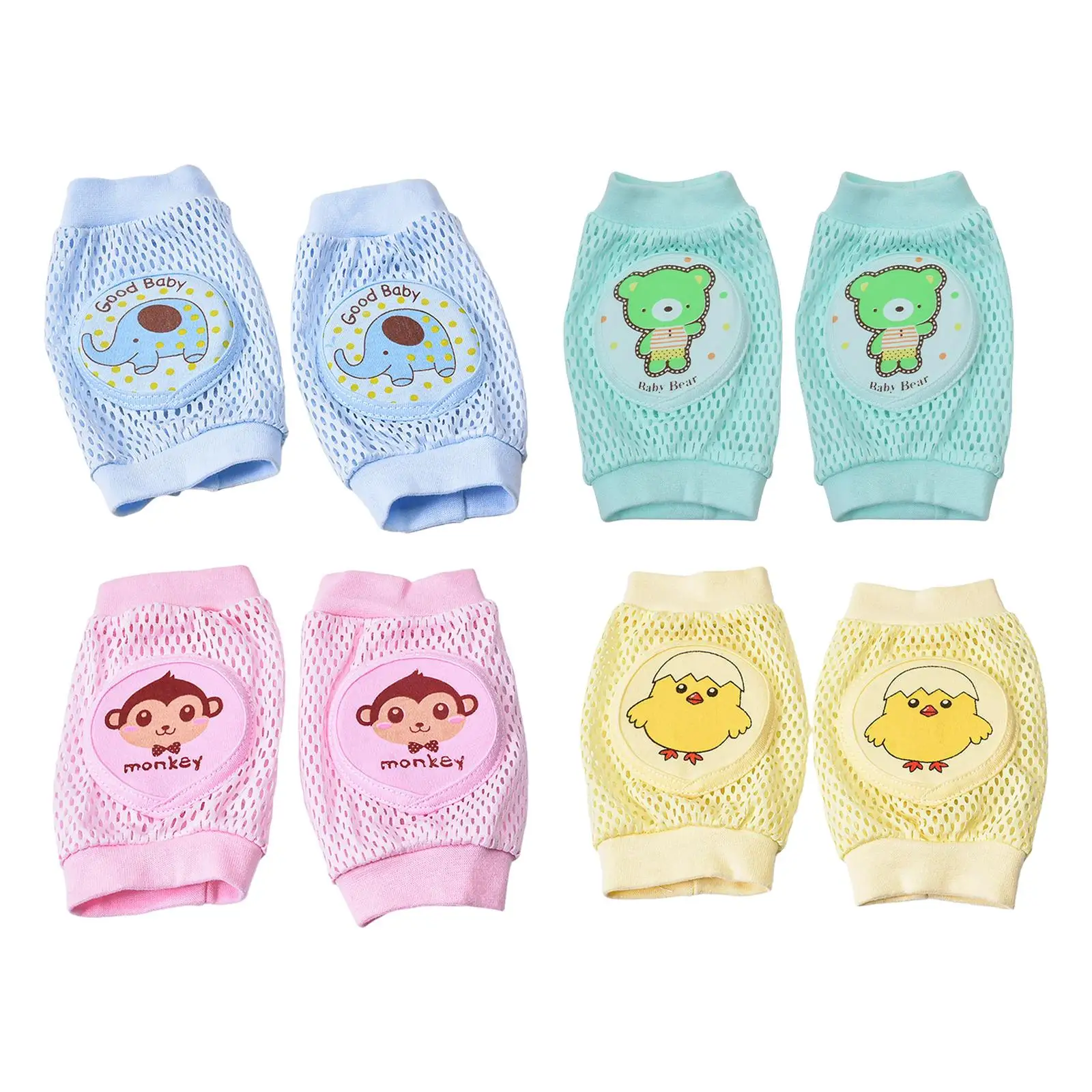 

Baby Crawling Anti-Slip Knee Pads, Unisex Baby Toddlers Kneepads Leg Warmer
