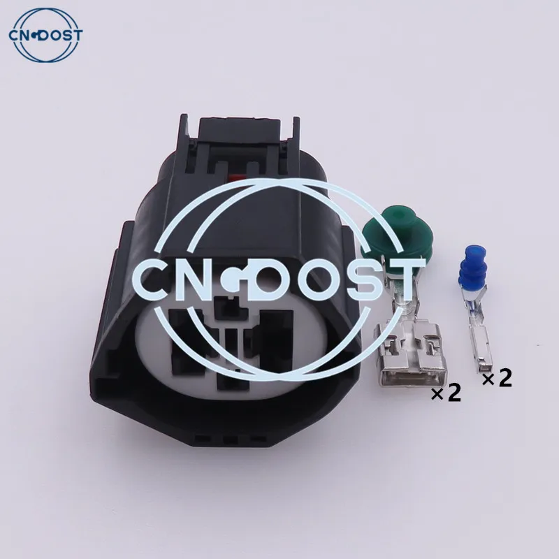 1 Set 4 Pin Waterproof Socket Electric Fan Connector Plug AC Assembly For Ford Focus Volvo Land Rover 7283-8497-90