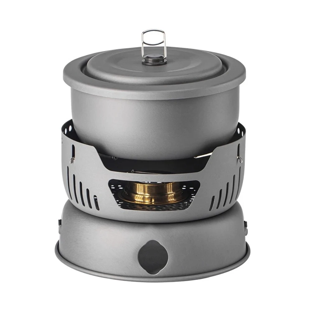 Camping Cookware Portable Camping Stove Outdoor Cooking Set for Camping Backpacking Hiking Picnic BBQ Traveling Supplies