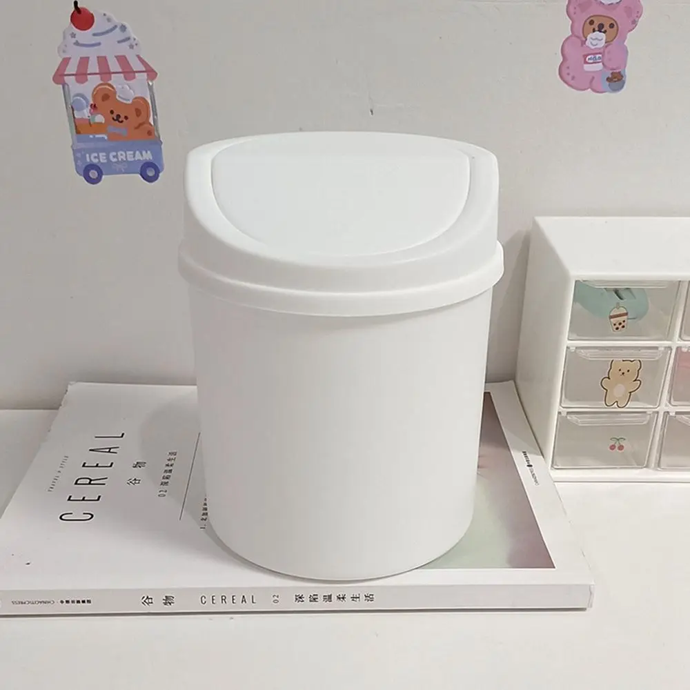 Mini Creative Storage Basket Cleaning Tools Office Supplies Garbage Disposal Trash Can Dustbin Basket Garbage Bin Waste Bin