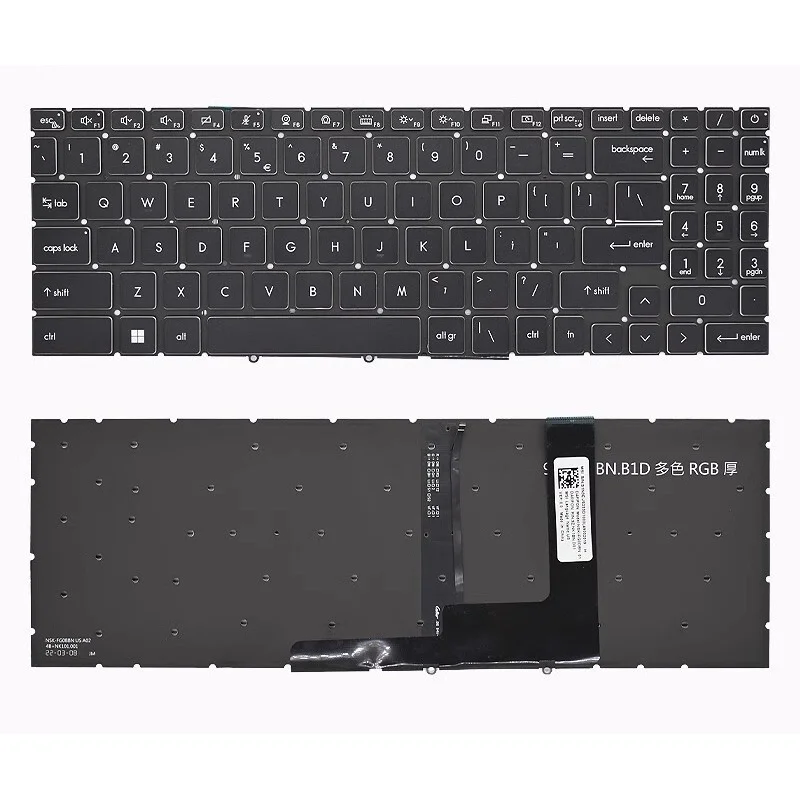 OEM Replacement New for MSI Pulse GL66 GL76 Crosshair 15 17 A11UEK A11UCK A11UDK Backlit keyboard