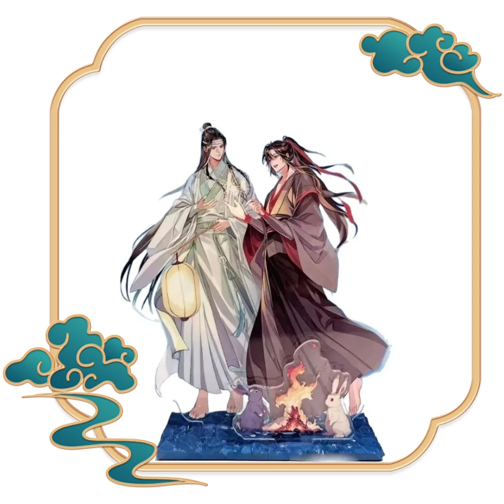 Acrylic Anime Plaque Decoration Mo Dao Zu Shi Clear Printing Texture Exquisite Jewelry Cosplay Gift Meaningful Commemoration