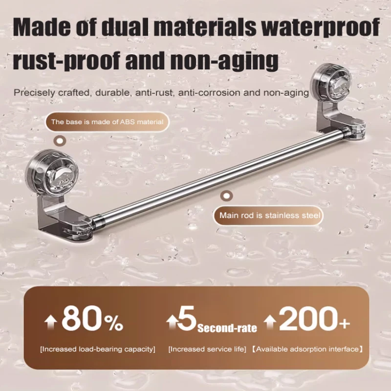 Выдвижной вешалка для полотенец на присоске, органайзер для ванной комнаты, вращающаяся угловая стойка