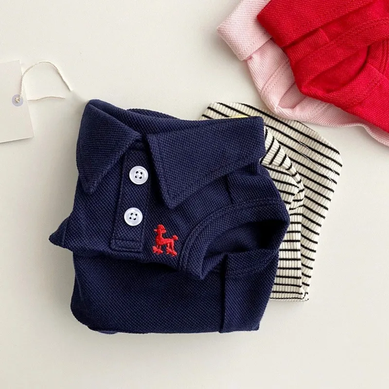 Sommer-Poloshirt für Hunde, Welpenkleidung, Bichon Frise Chihuahua-Streifen, Hunde-Sweatshirt, Hunde-Kühlweste für kleine und mittelgroße Hunde – Detail 12