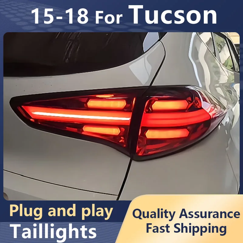 

Car Taillights for Hyundai Tucson 2015-2018 LED Day Running Lights Brake Turn Signal Tail Light Auto Assembly