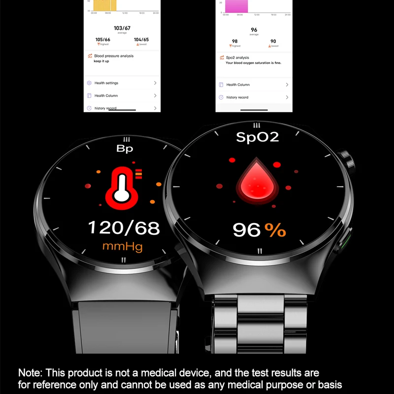 Imagem -03 - Namofoto-smartver de Bem-estar Esportivo para Homens Relógio Inteligente Terapia a Laser Pressão Arterial Ácido Úrico Lipídico Temperatura da Hrv Chamada bt 146 Novo 2023