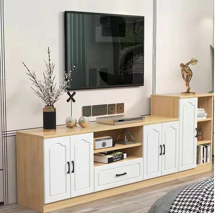 Simple living room, small unit, high-end combination wall cabinet, bedroom, simple and economical TV cabinet