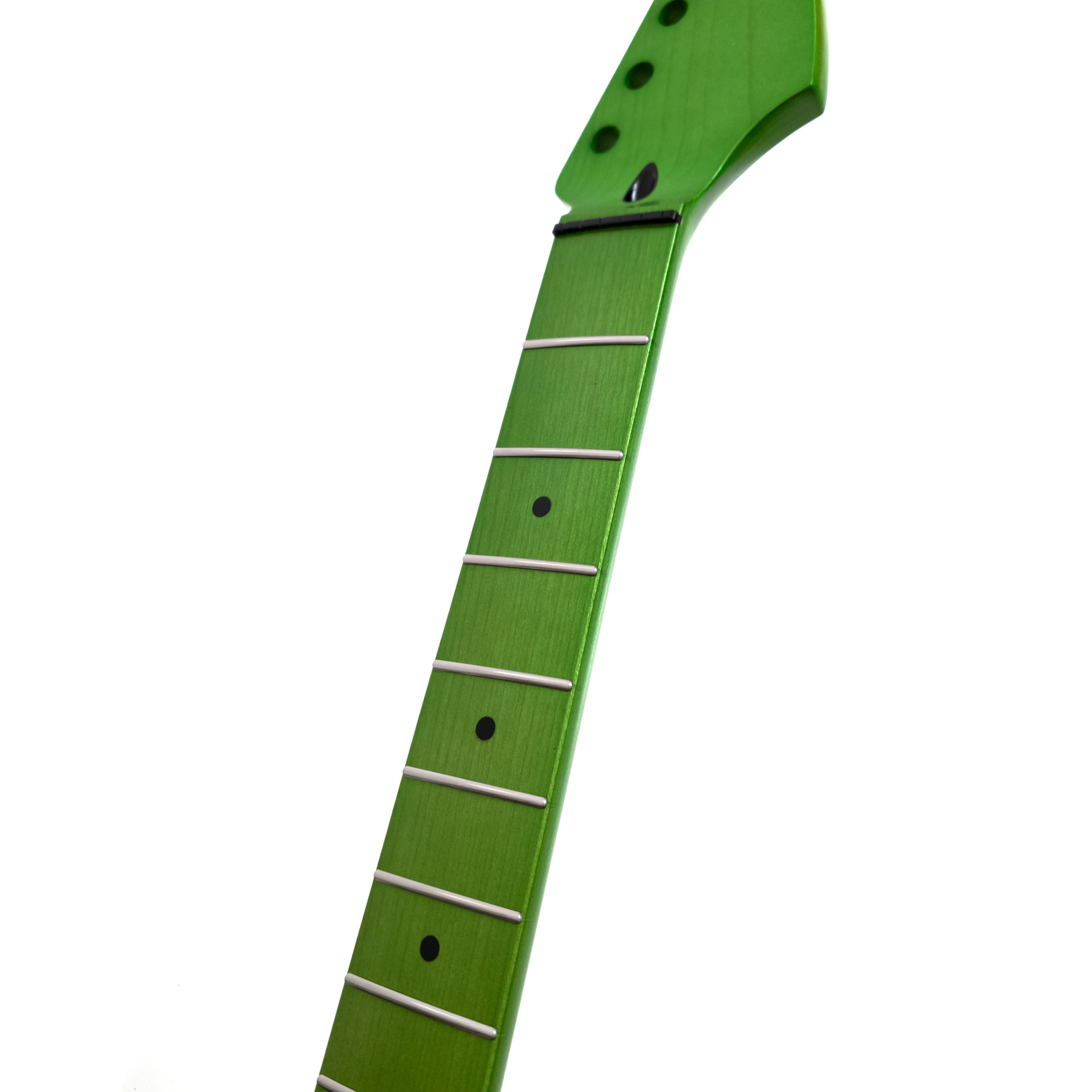 Green Matte Maple Guitar Neck 25.5