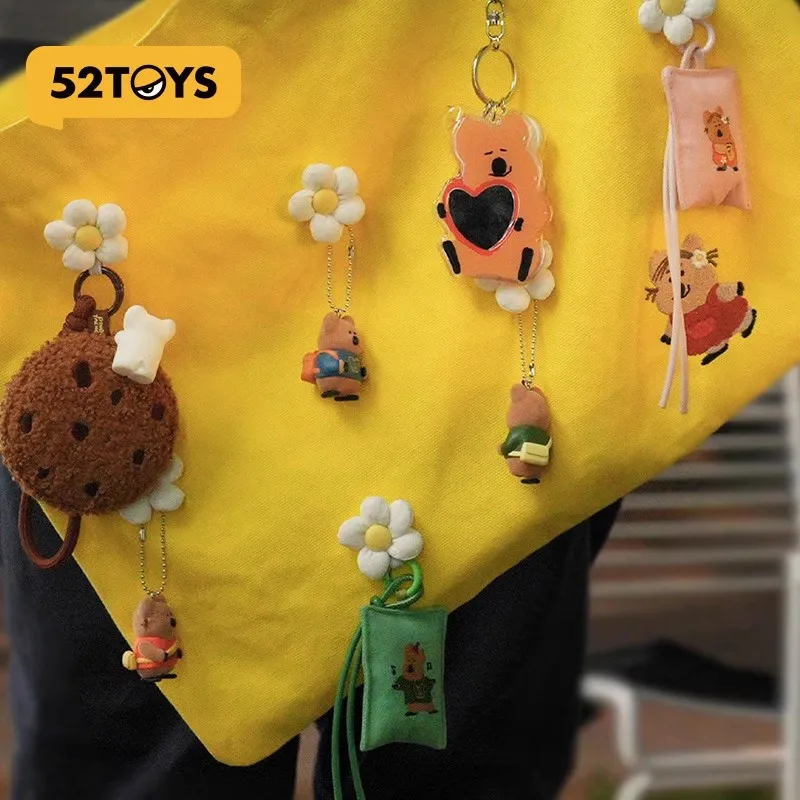 52 brinquedos daimeng mini série caixa cega figura de pelúcia anime kawaii caqui pimenta bearg caixa cega brinquedos pingente brinquedo presentes aniversário