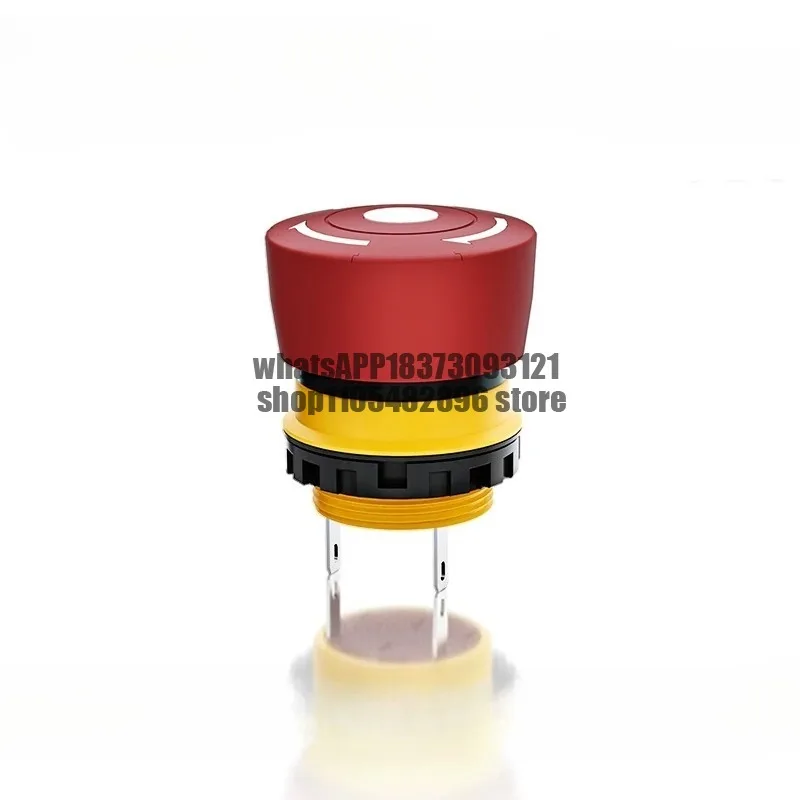Plastic button switch 22mm ultra-short style E22 waterproof mushroom head flat replacement EAO emergency stop light switch