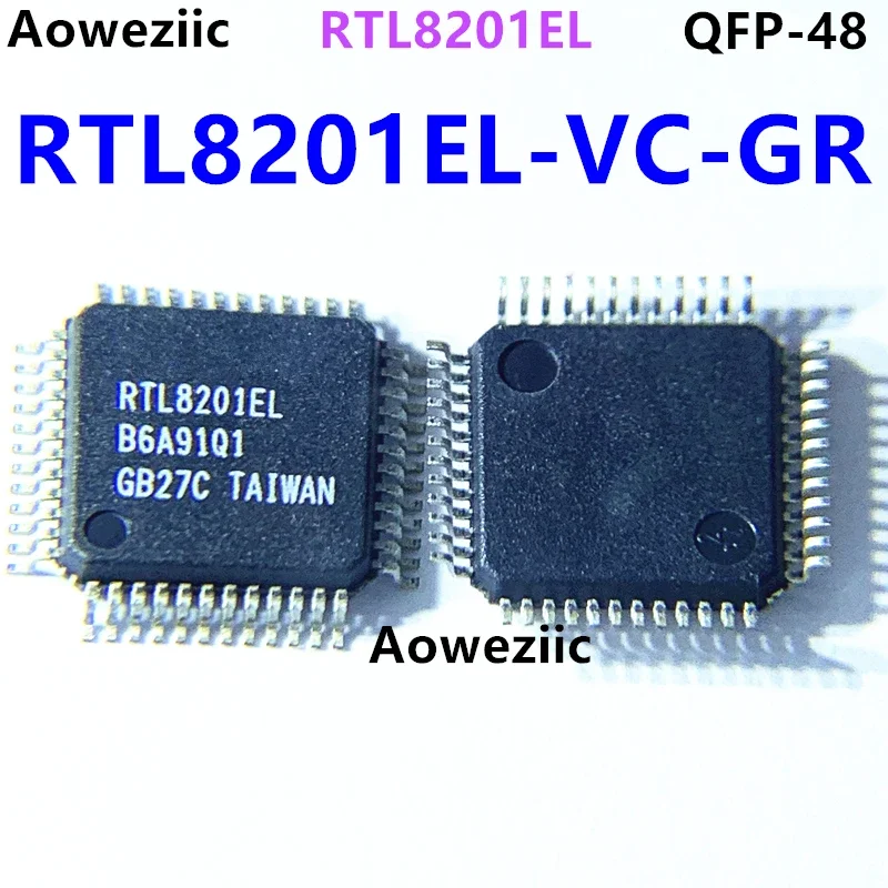 RTL8201EL-VC-GR QFP-48 RTL8201EL Ethernet controller IC chip New original