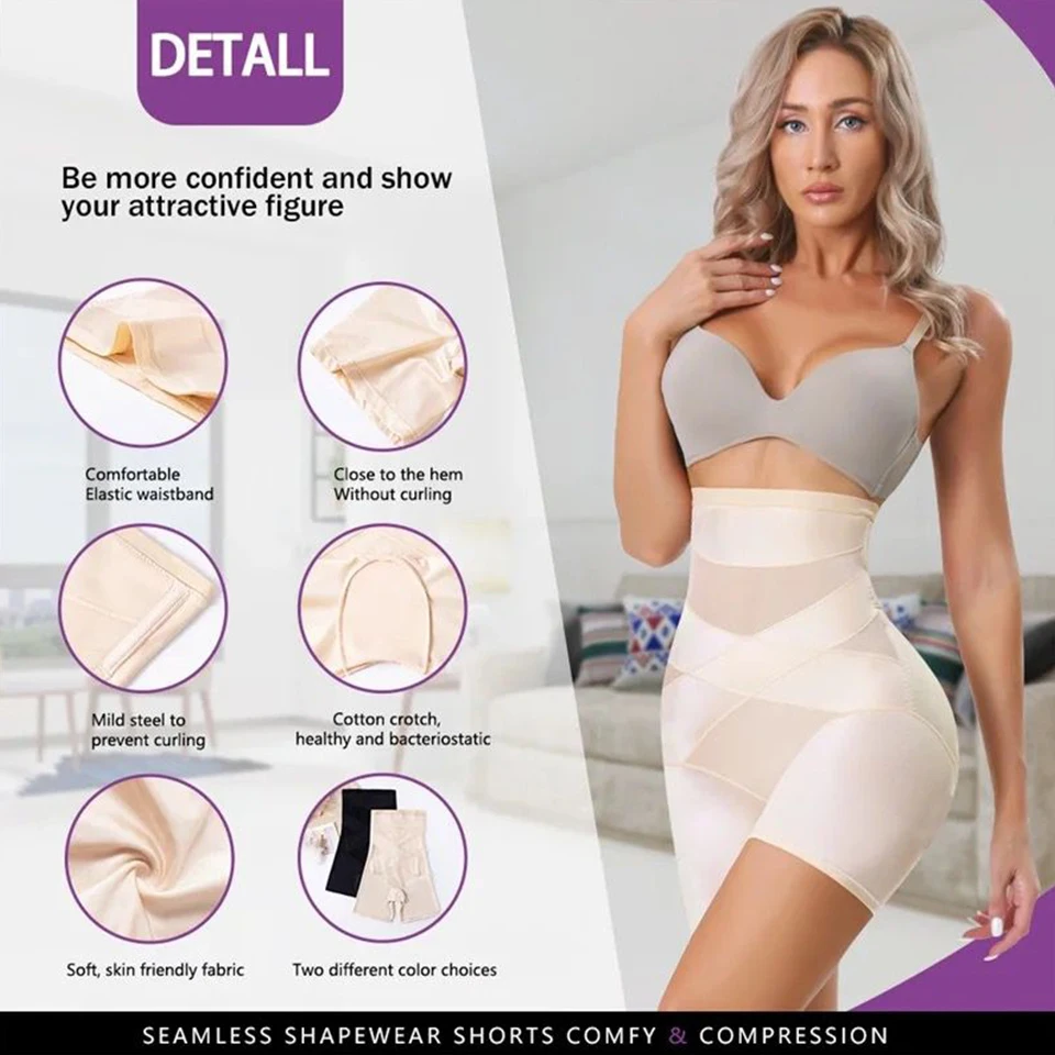 Women Waist Trainer Body Shaper Panties Tummy Belly Body Slimming High Waist Control Panties Shapewear Girdle Underwear