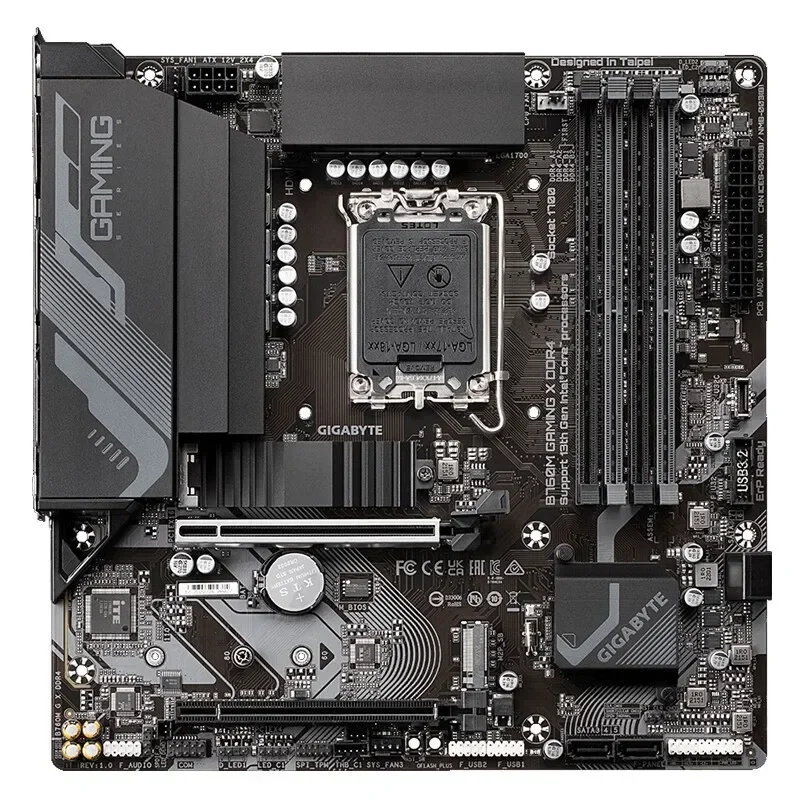 Placa base B760M GAMING X DDR4 para CPU de 13ª generación i5 13400F 13600K