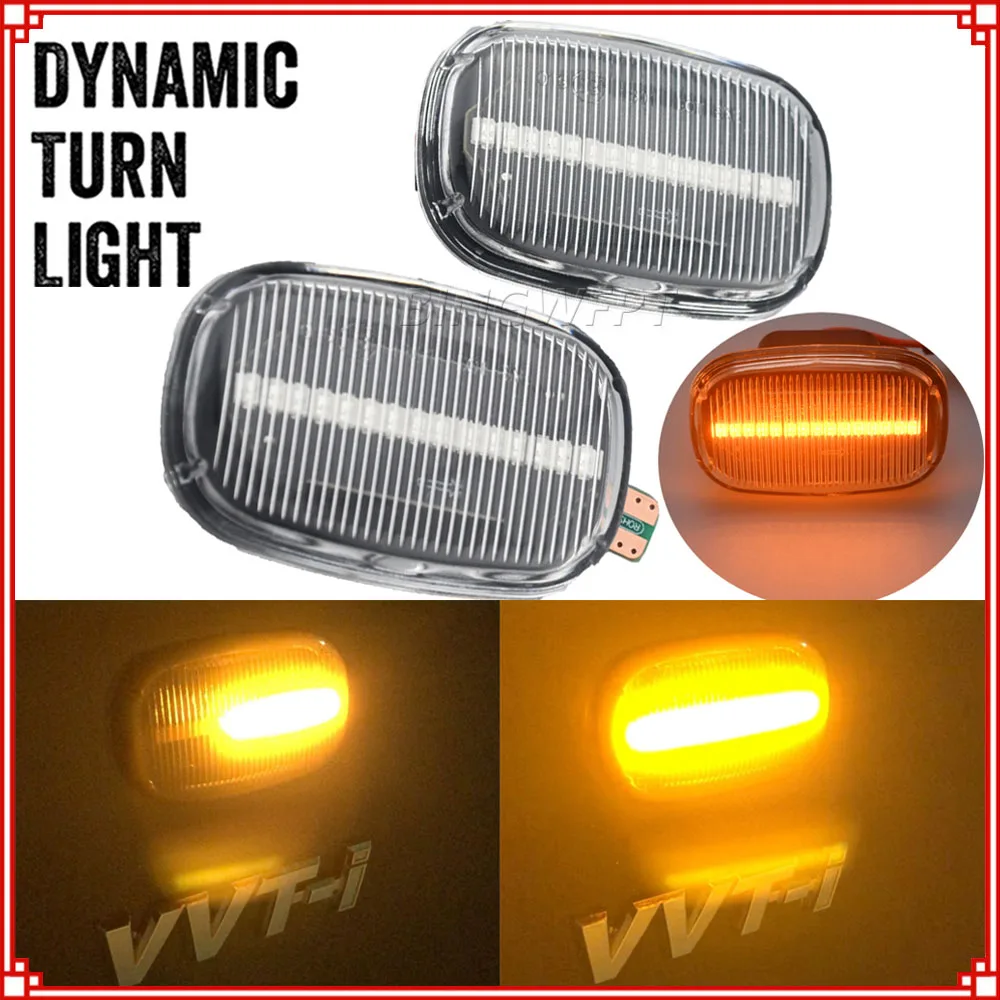 

НОВЫЙ 2 шт. светодиодный боковой указатель поворота для Toyota Corolla Celica Caldina Camry Hilux Probox Fielder Avensis RAV4 Prius Runx