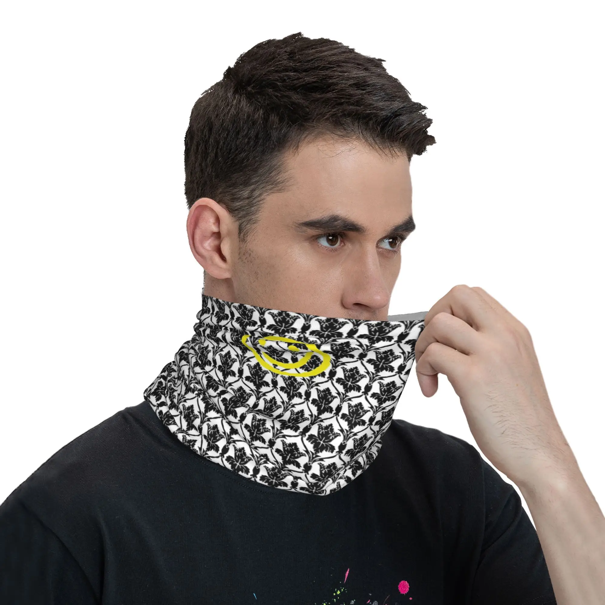Sherlock Wallpaper Design Bandana Neck Gaiter Gedrukt Wrap Sjaal Warm Gezichtsmasker Fietsen Voor Heren Dames Volwassen Wasbaar