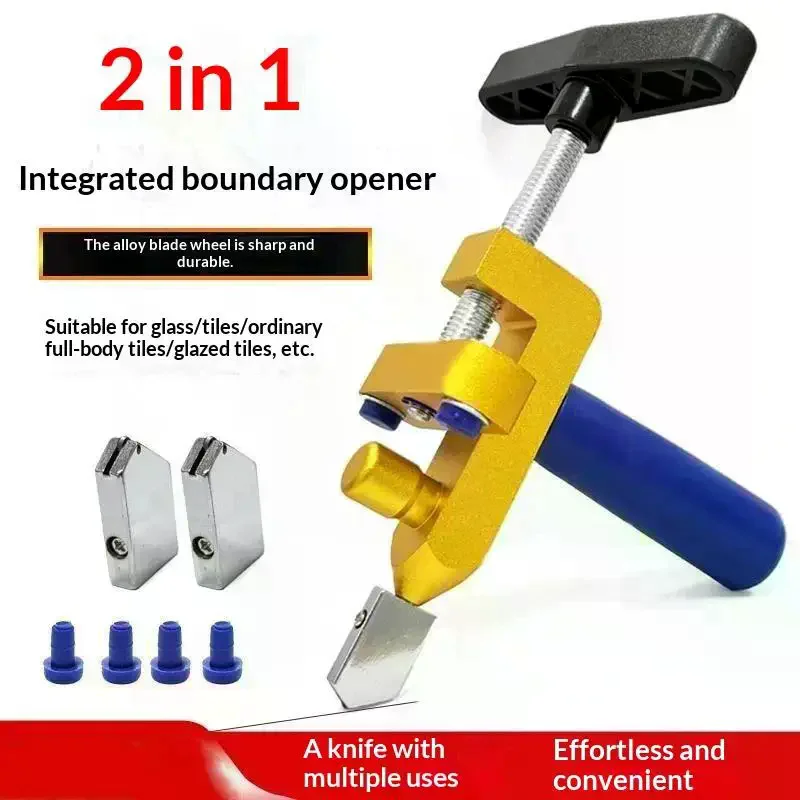 2 In 1 Glass Ceramic: Tile Cutter Wheel Diamond Roller Cutting Machine Opener Breaker Tools Accessories