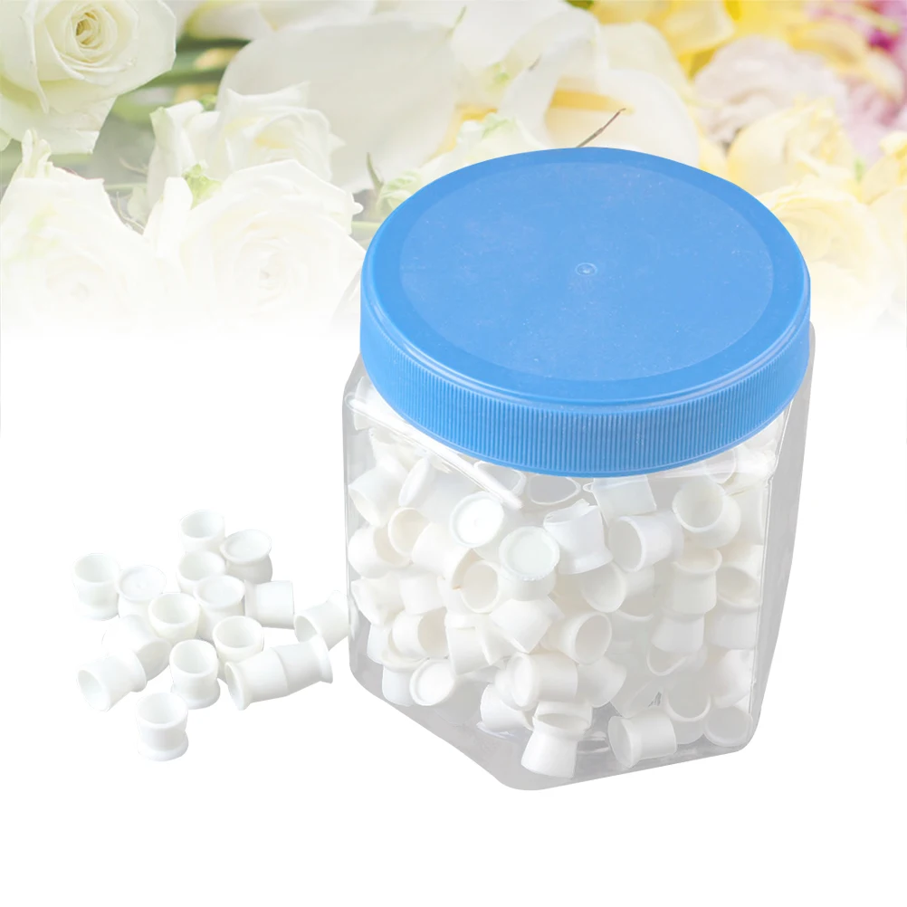 

300pc Disposable Color Silicone Color Cup 400°C Heat Resistant Approved Non Toxic Tattoo Accessories Silicone Cup For Body