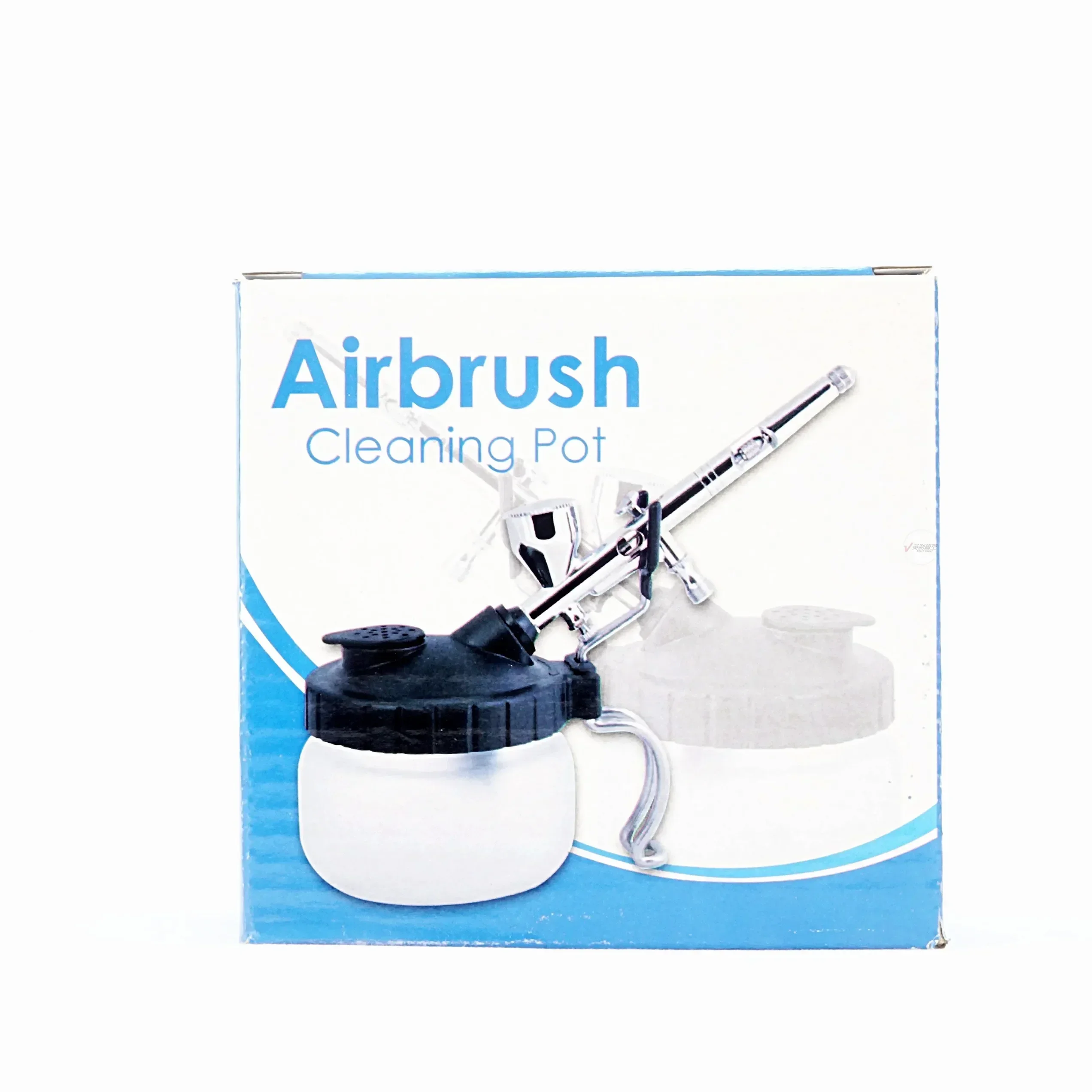 زجاجة تنظيف مسدس الرش HD-61 مع حامل معدني - وعاء تنظيف البخاخة لأدوات تجميع النماذج التي تصنعها بنفسك