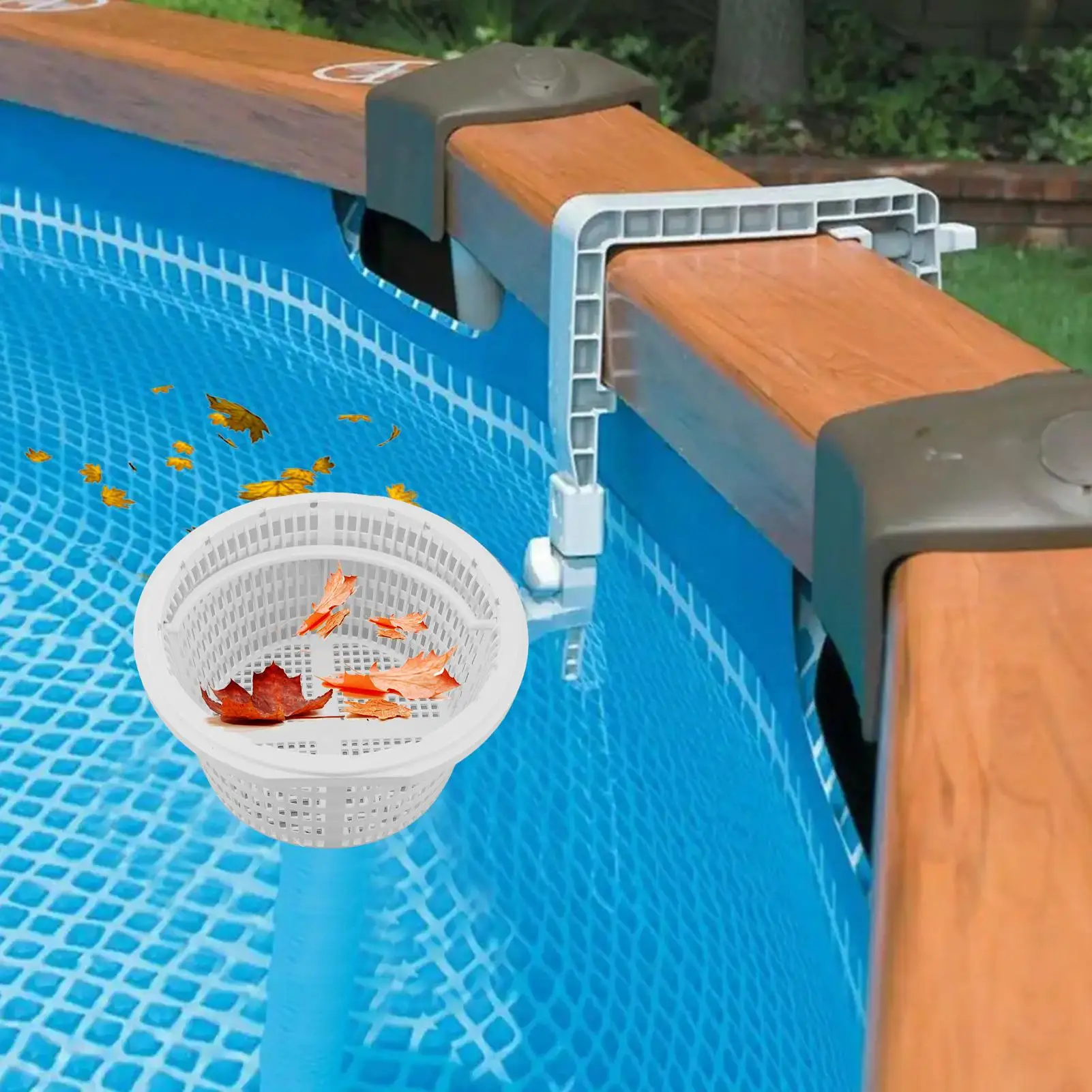 Pool Skimmer Basket Pool Swimming Pool Skimmer Basket Replacement for Removing Leaves Grass Hair Scum Pool Basket Supplies