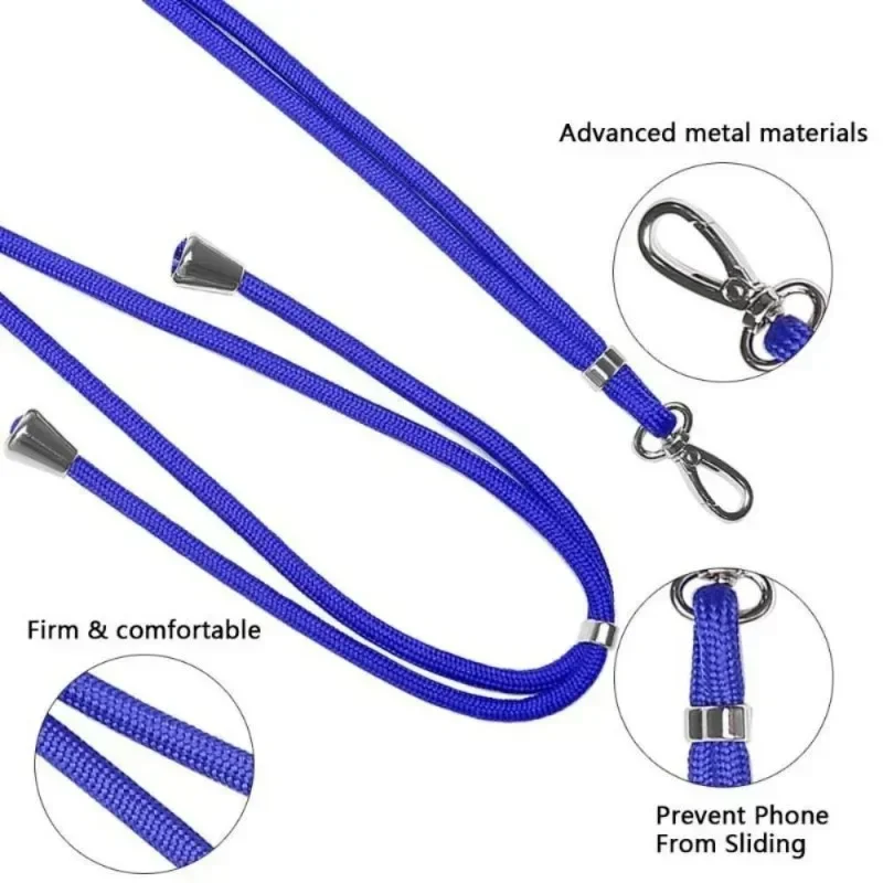 Universal Phone Lanyard Adjustable Detachable Neck Cord Lanyard Strap Phone Safety Tether For All Mobile Phones And Case Straps