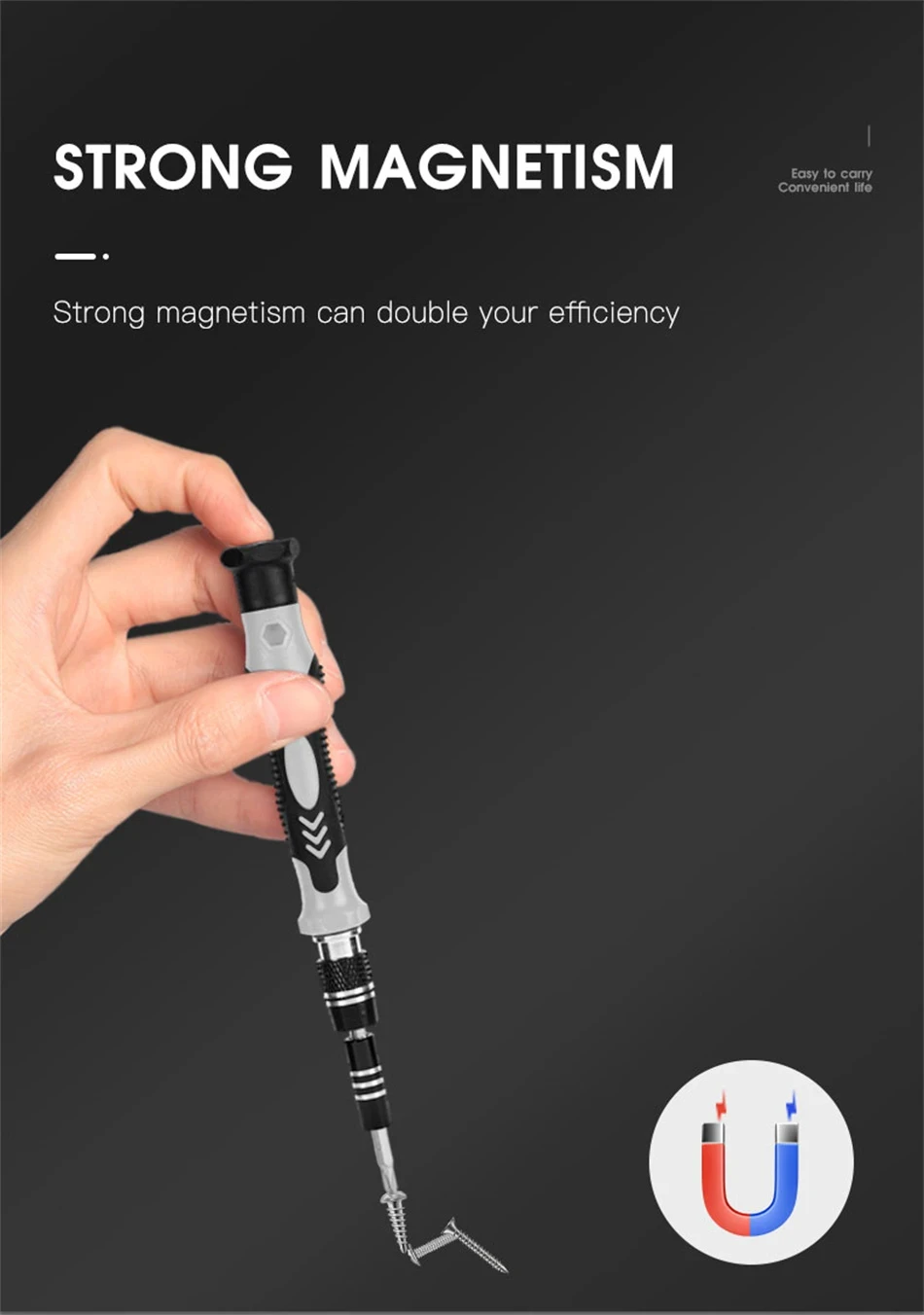 115-in-1 Precision Driver Set Magnetized Torx Hex Bits Multi-scene Repair Tool Kit for Mobile Phones Notebook PC Glasses Watch