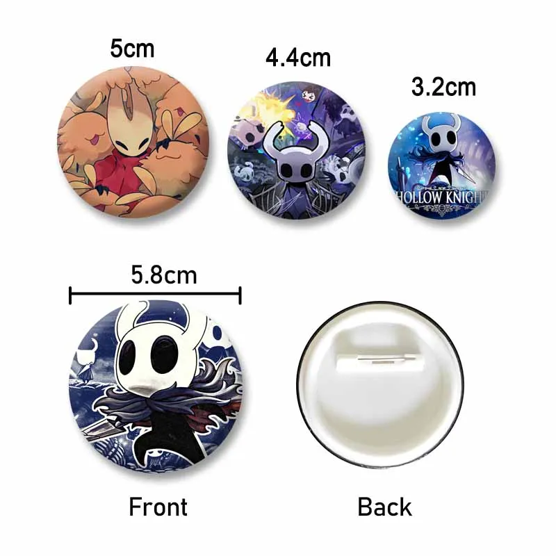 H-Hollow K-Knight Enamel Pins Cartoon Hornet The Knight Badge Game Icons Brooch Backpack Shoes Jewelry Accessories Friend Gifts