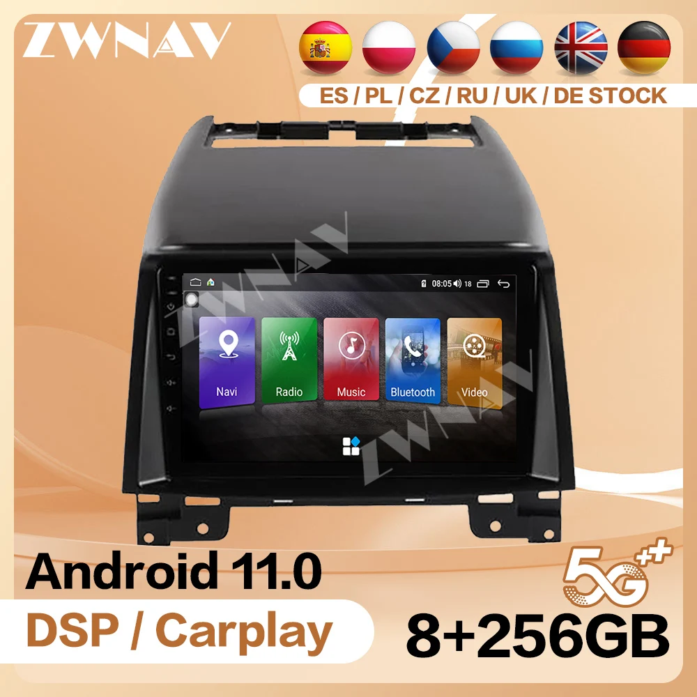 Android 13 Carplay GPS For Luxgen SUV 2011 2012 2013 Radio Bluetooth Automotive Multimedia Central Auto Screen Stereo Head Unit