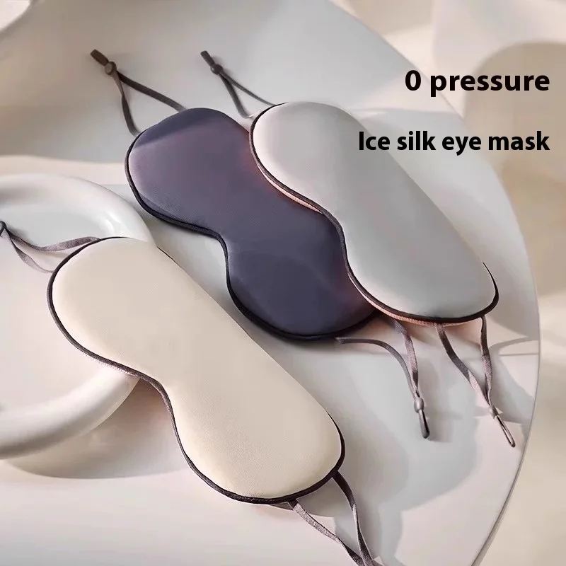 Dual-Side Cooling& Warm Eye Mask- Breathable Summer Sleep Cover- Zero Pressure Design