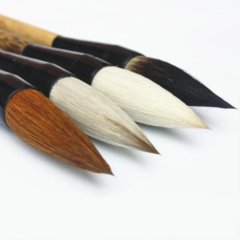 Large Hopper-shaped Brush Chinese Traditional Calligraphy Brush Pen Set Writing Couplets Landscape Painting Calligraphie Brushes