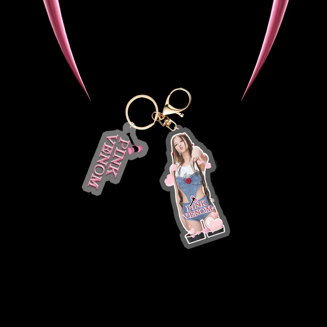 متوفر في المخزون مجموعة الفتيات الكورية ألبوم جديد سلسلة مفاتيح مصنوعة من الأكريليك ملحق قلادة نفس النمط حول هدية صورة بطاقة لوحة قائمة