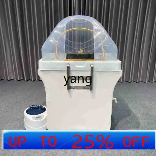 lmm Movable shampoo basin for  barber shop with water circulation fumigation head therapy instrument