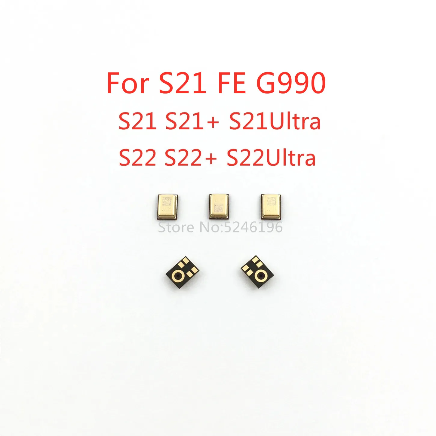 10szt-100szt Mikrofon Wewnętrzny Odbiornik MIC Głośnik Do Samsung Galaxy S21 S21+ S21 Ultra 5G S21FE S22 S22+ S22 Ultra 5G Wymień