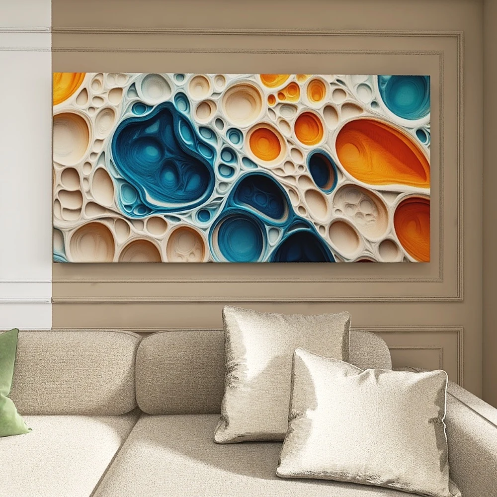 

1.5-Inch Thick Pine Solid Wood Frame, Canvas Wall Art, Birthday Gift Art Wall Painting, Bedroom, Office, Living Room
