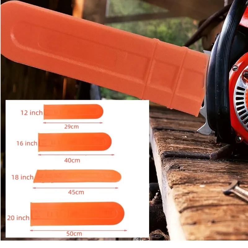 Chainsaw Bar Protect Cover Pruning Saw Guide Plate Holder Scabbard Guard Blade Chain Saw Sleeve Protector