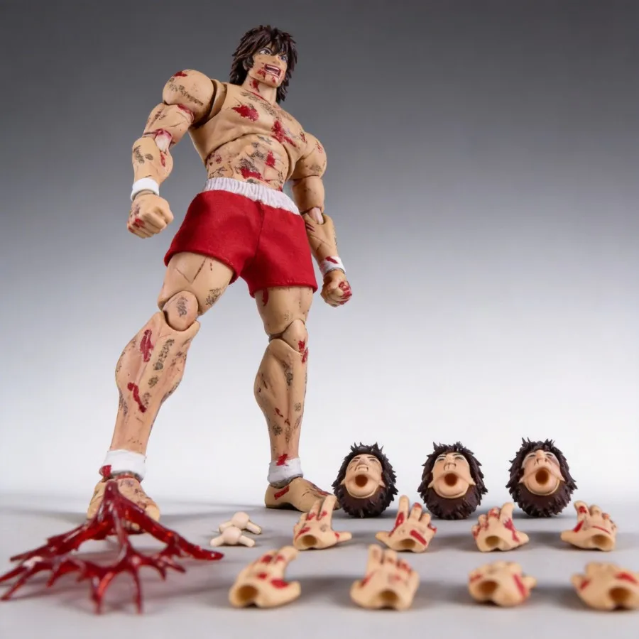 

Baki Hanma Baki (Battle Damaged) Action Figure 17cm High Quality Anime Collection Gift for Fans