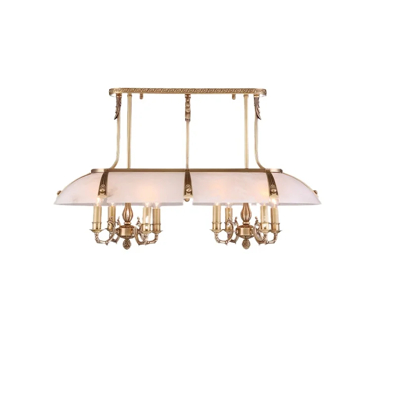 Y  Spanish marble pendant light all copper lamp restaurant light classical pendant light European pendant light H8090