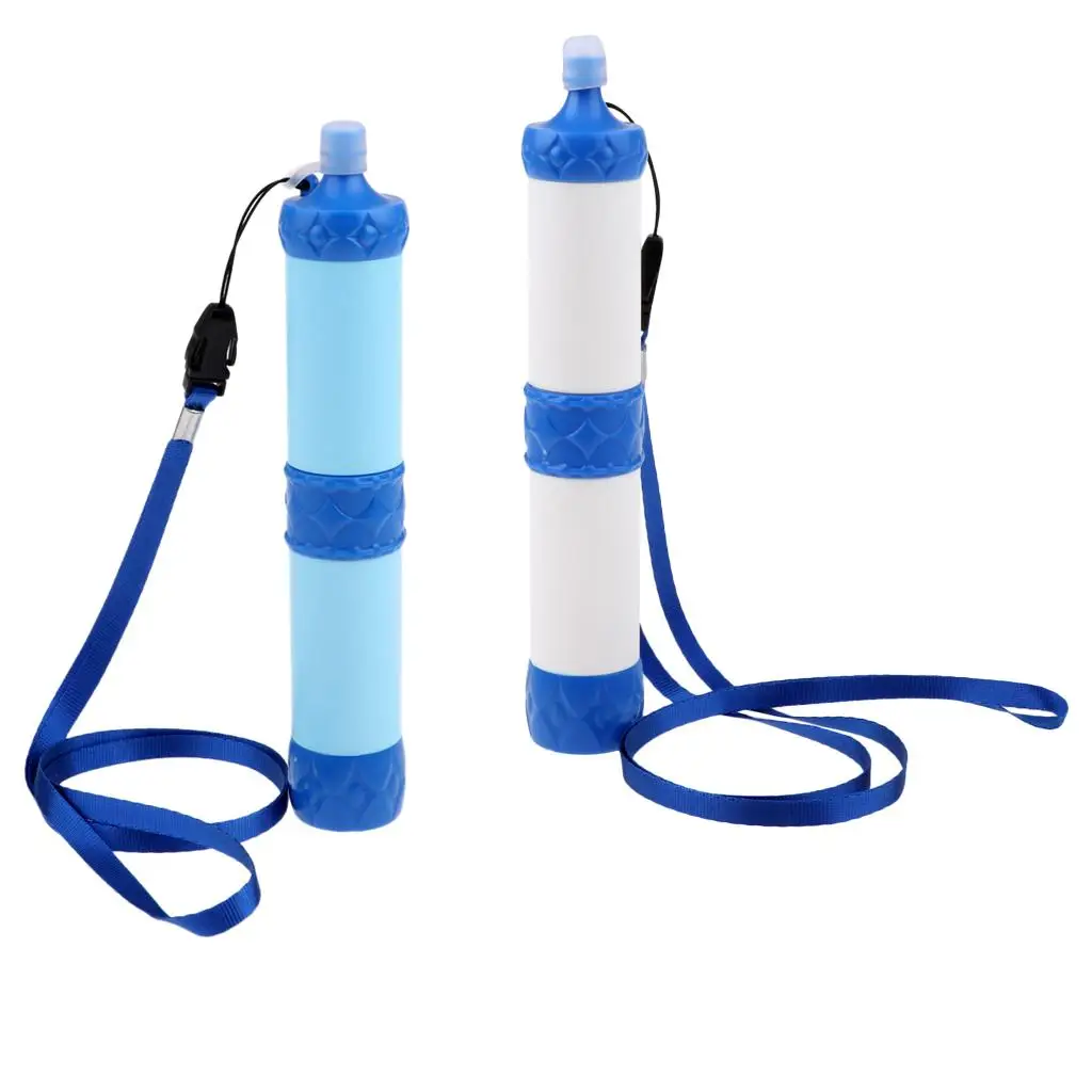 Water Purification Pump Filtration System Device Drinking Filter Straw Outdoor Gear for Backpacking Emergency
