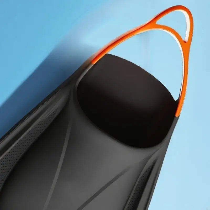 Flexible Swimming Training Fin Swim Flippers Travel Size Swim Fin for Man Women Kid Snorkeling Diving Swimming Pool 24BD view 3