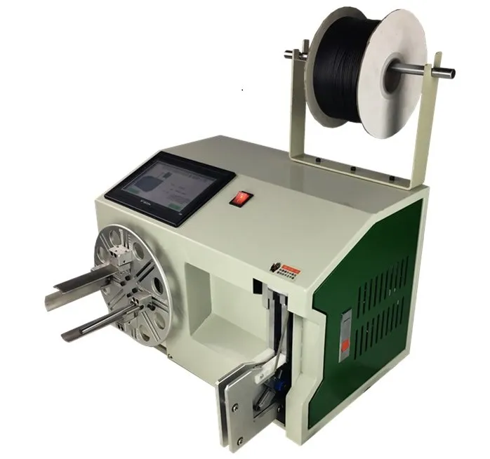 

Automatic winding and binding machine touch screen， cable binding machine