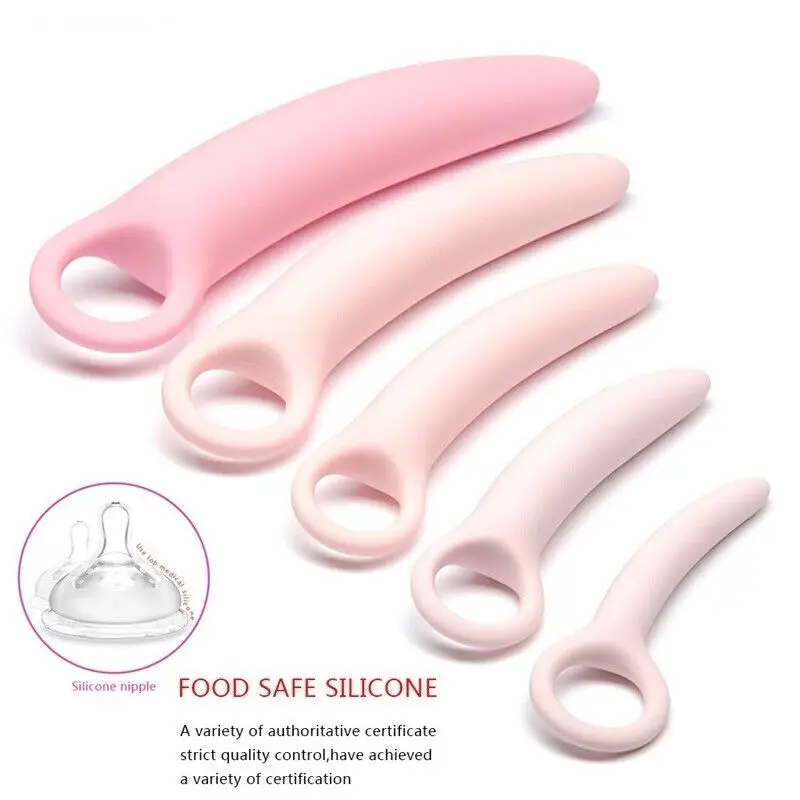 

5 Size Silicone Crescent Anal Plug With Pull Handle Bar Ass Expander Prostate Dildos Vaginal Masturbator Dilator for Women Gift