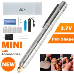 3.7V Mini Rechargeable Cordless Drill Battery Engraver Micro Rotary Tool Wireless Charging Drill Engraving Pen Electric