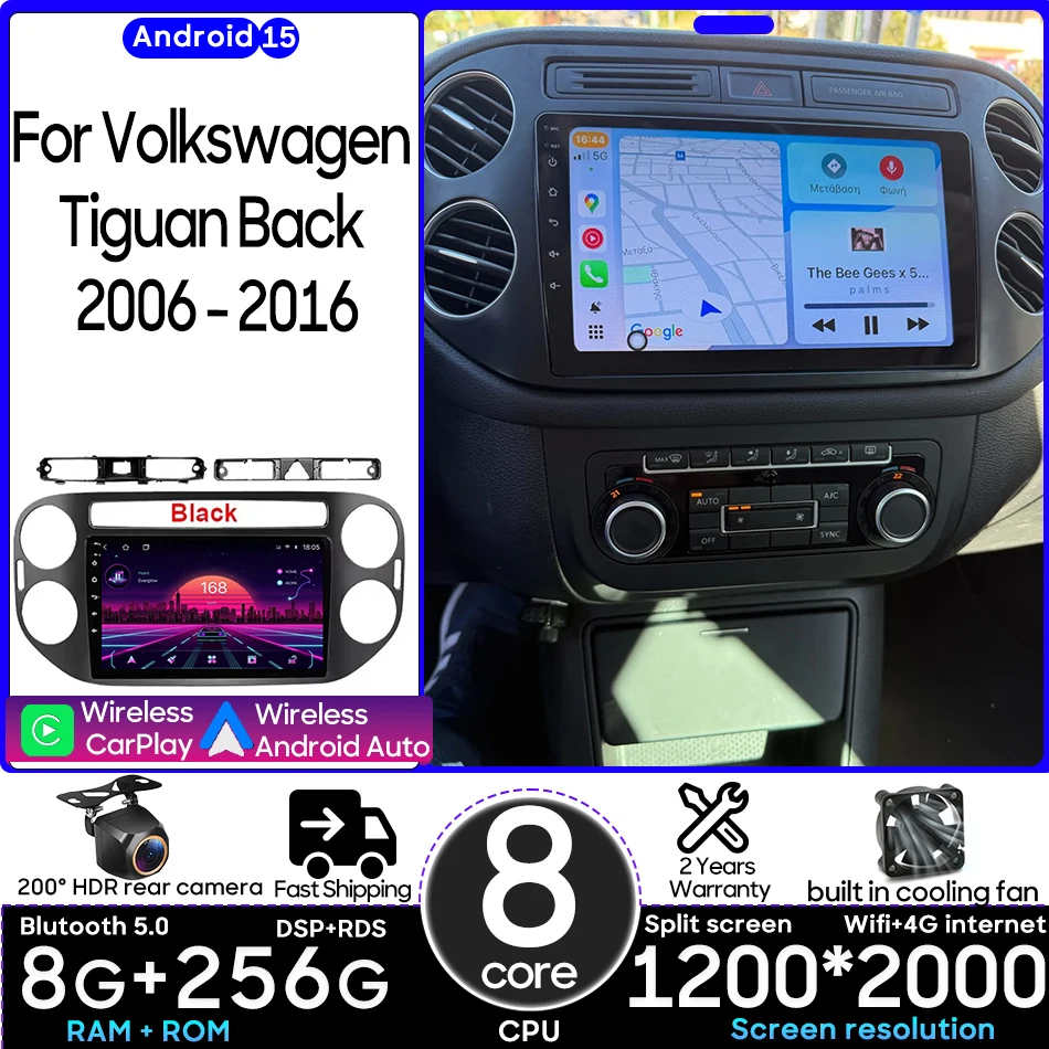 

Android для Volkswagen VW Tiguan Back 2006-2016 Автомобильный мультимедийный плеер Радио Видео Стерео Навигация CarPlay GPS Авто 2din DSP