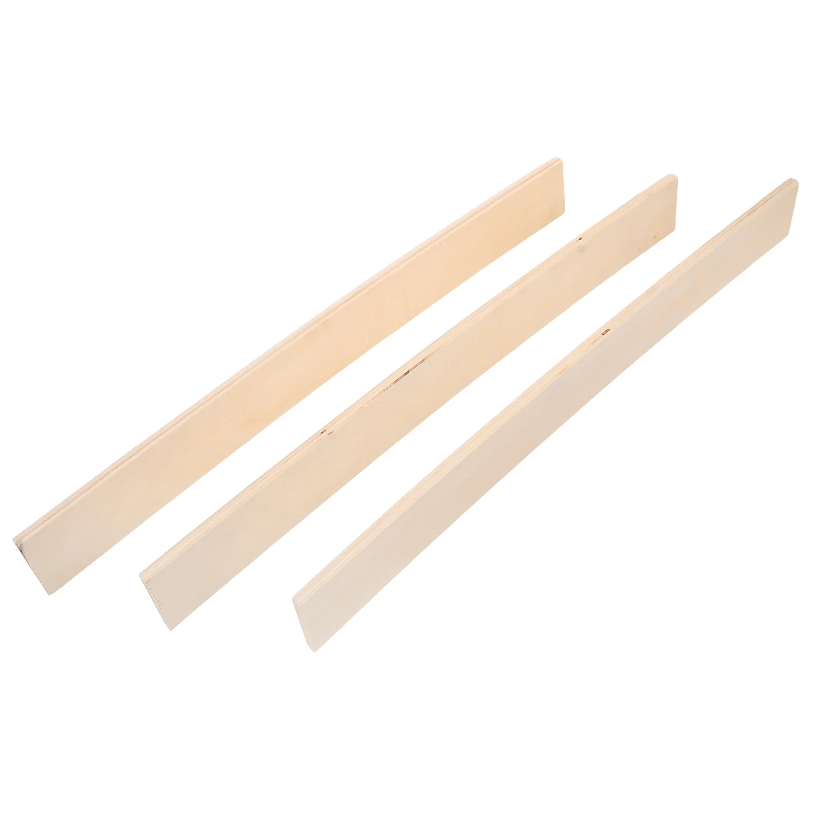 

3pcs Wooden Bed Slats 19.45X2.08X0.31In Solid Wood Mattress Support Replacement For Bed Frame Sofa Foundation Repair Hardwood