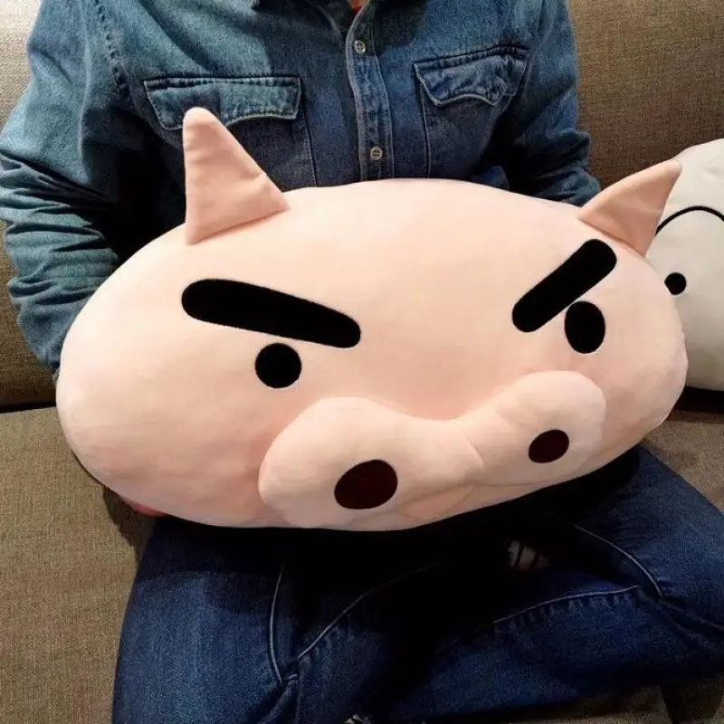 new Crayon Shin Chan Cushion Bandai Kawaii Anime Cute Cartoon Pillow Cushion  Toy Car Headrest Neck Pillow Birthday Gift