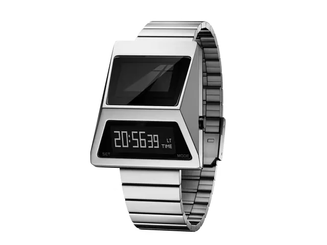 S3000 ريترو المستقبل الشرير نمط الأزياء الساعات الإلكترونية IB تصميم فريد الساعات المعدنية الساعات الرقمية سايبر بينلي