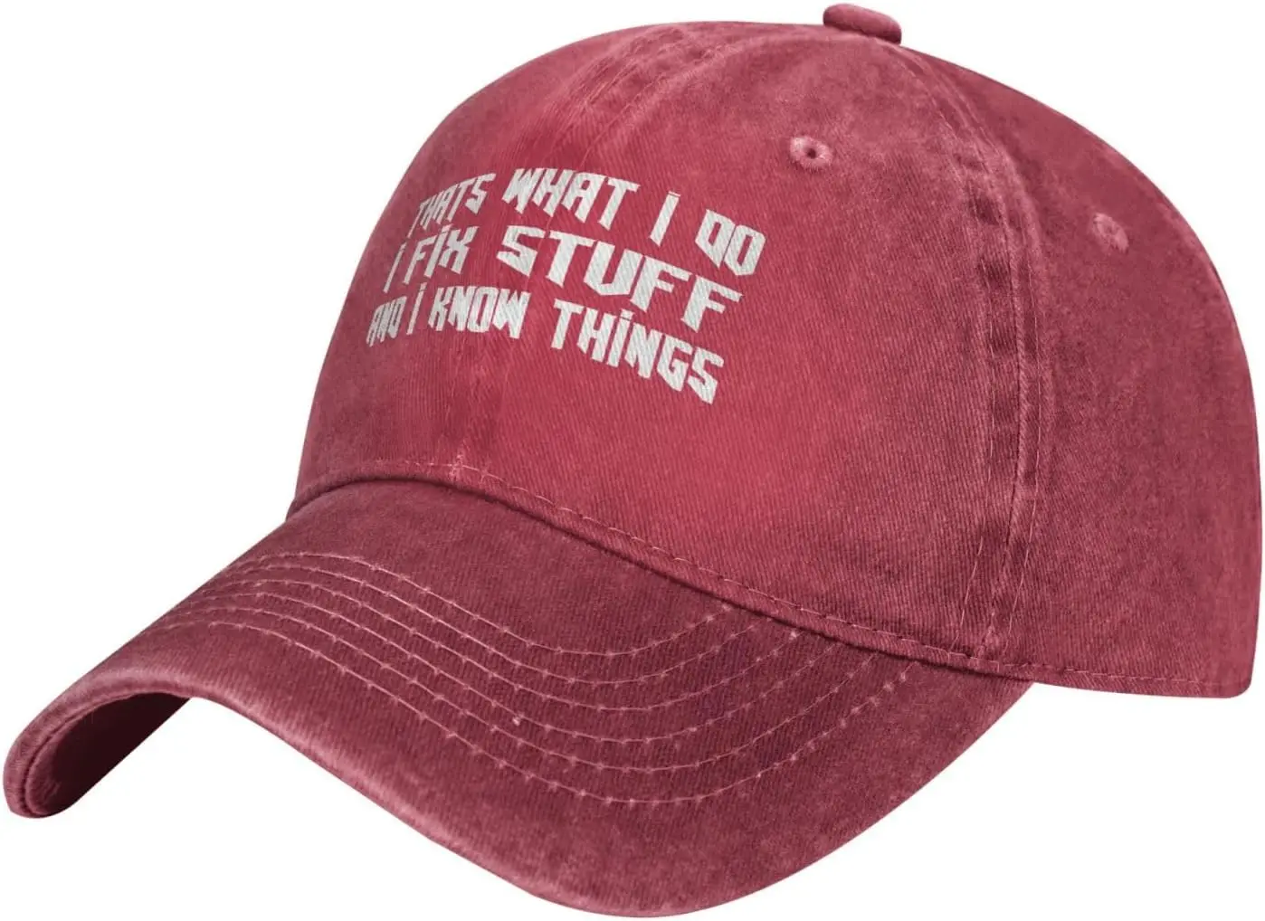 

That's Whats I Do I Fix Stuff and I Know Things Hat Adjustable Funny Fashion Casquette for Men Women